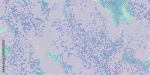 Abstract pastel background with a dotted textured and iridescent pattern