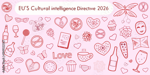 Eu s cultural intelligence directive 2026 with doodles of love and technology