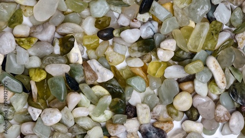Canvastavla Natural Green Pebble Stone Texture Background