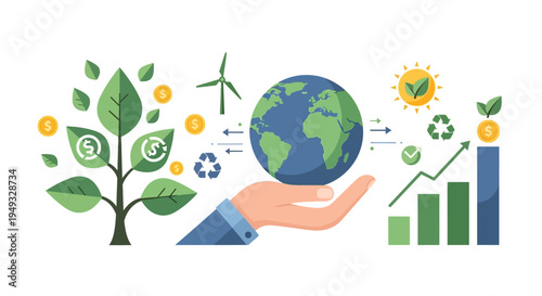 Global Sustainable Investing & Green Economy Growth: Protecting Earth with Renewable Energy and Eco-Friendly Financial Strategies