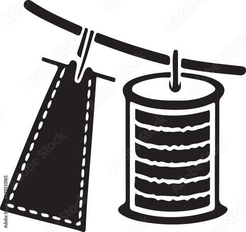 A creative set of vector art icons featuring a cartoon drink can, tin container, and can opener alongside soda and beverage symbols