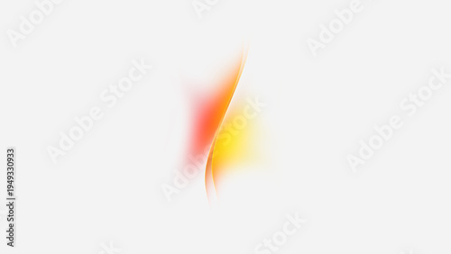 energy glowing yellow red gradient light wave artificial intelligence abstract space energy network AI neural technology