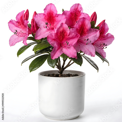 pink cyclamen in a pot