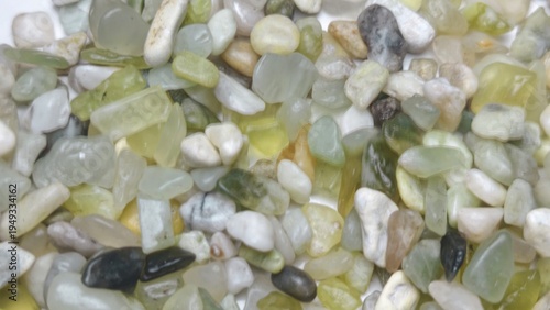 Fotografía Natural Green Pebble Stone Texture Background