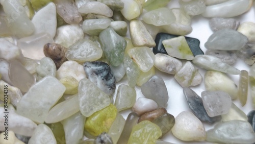 Εκτύπωση καμβά Natural Green Pebble Stone Texture Background