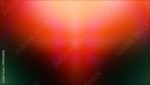 Red LED Screen Texture Abstract Halftone Dot Background