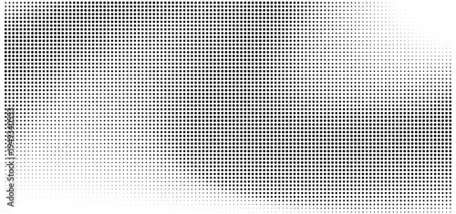Grunge halftone gradient texture. Black pixel distress backdrop. Weathered grit noisy background.