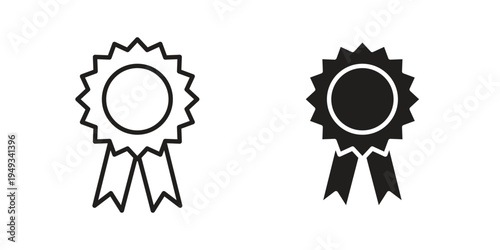 Medal icons simple design. Vector illustration for web ui
