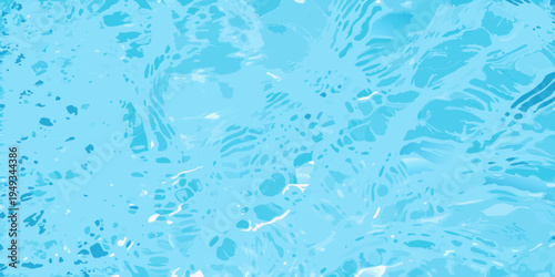 Abstract blue water texture with swirling patterns and bright highlights