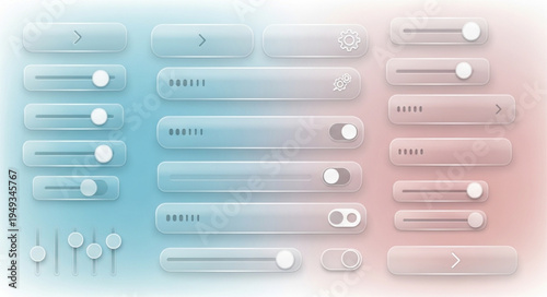 Modern UI elements for digital interfaces and applications.