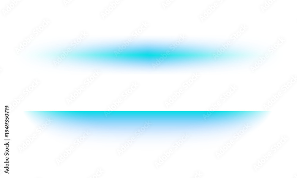 Obraz premium Neon blue glowing light ray beam overlay with bright electric glow lines futuristic technology energy illumination effect isolated on transparent background