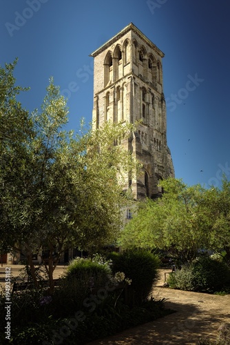View of the Saint Martin church of Tours city in France