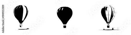 Colorful Dreams: A Hot Air Balloon Soars Above the Clouds