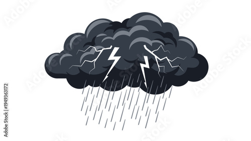 Dark stormy weather cloud.