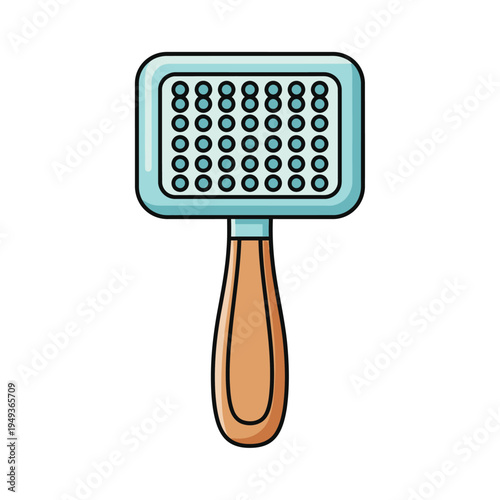 Grooming Brush for Pets, Dog and Cat Hair Removal Tool, Ergonomic Handle