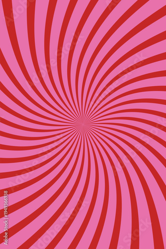Intense red and crimson ruby maroon groovy swirl retro pattern background abstract twisted psychedelic wavy optical illusion