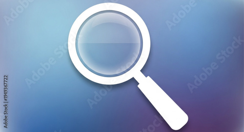 Magnifying glass tool for close examination and discovery.