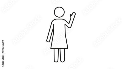 Simple Female Figure Gesture.