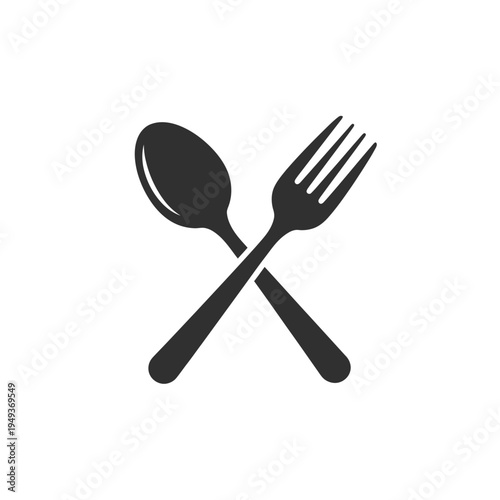 Spoon and fork crossed utensils.