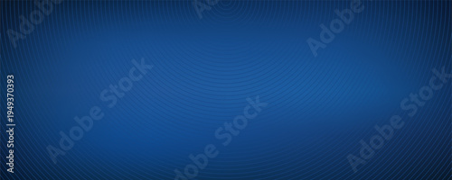 Modern blue abstract background, the look of stainless steel, circular lines on a blue background