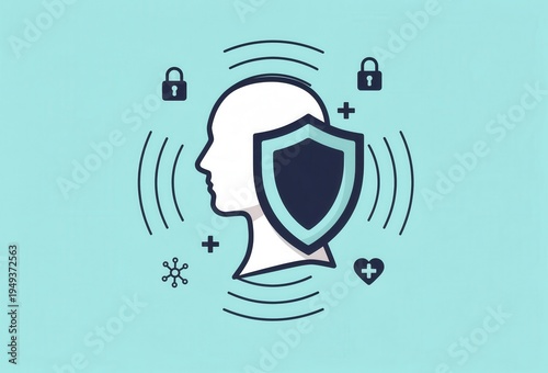 Exploring the Intersection of Personal Security and Mental Wellbeing Through Digital Safeguards and Visual Representation of Protective Elements