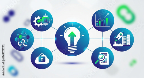 Innovation and Technology Network Connecting Ideas and Progress.