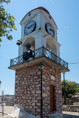 Panorama of The town of Skiathos, Sporades, Thessaly, Greece