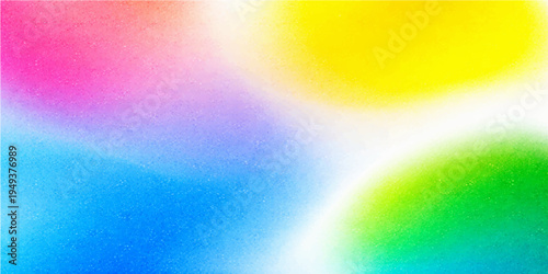 A vibrant abstract rainbow background features a colorful spectrum of bright waves and flowing lines in an artistic vector design with blurred light textures for a modern wallpaper backdrop