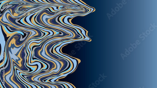 A Wavy abstract blue background 