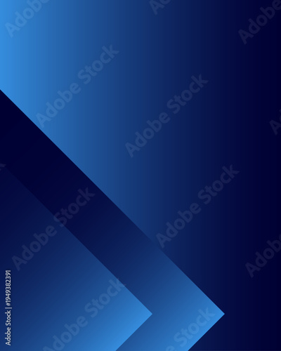 ネイビーグラデーションのひし形フレーム背景 右コピースペースのビジネスデザイン 4:5 縦型