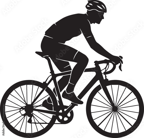 man riding bicycle