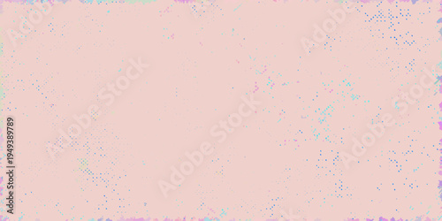 Abstract pastel pink background with subtle blue and purple speckles
