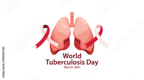 Tuberculosis Awareness and Lung Health Medical Concept, World Tuberculosis Day, World Health Day, World Lung Day
