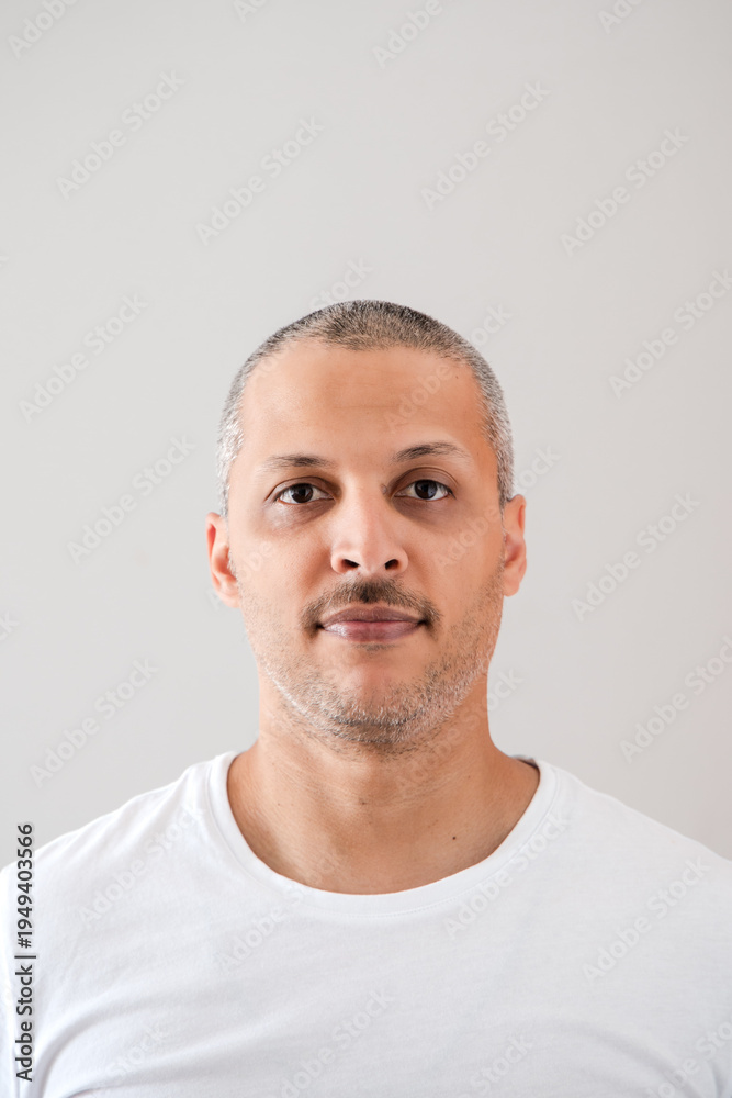 Obraz premium Close-up Portrait of Confident Mature Man