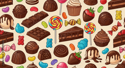 Assorted Candies and Chocolates: A Sweet Assortment of Treats