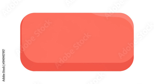 Abstract Coral World Map Shape, Minimalist Geometric Globe