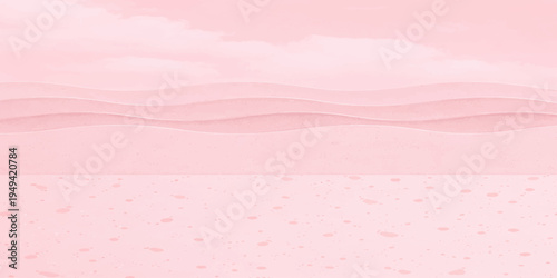 A pastel pink abstract background with a light grunge texture and heart patterns creates a vintage wallpaper design for a Valentine card or romantic art backdrop