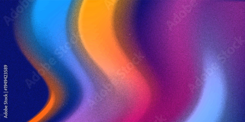 Picture Dynamic Gradient Colors with Grainy Background in Abstract Art Vibrant blank concept Aesthetic art