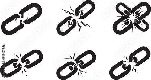 Chain breaking and failing links concept