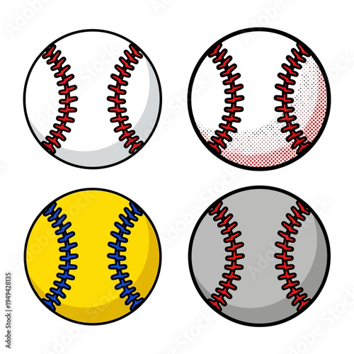 Baseballs and Softballs Sports Equipment.