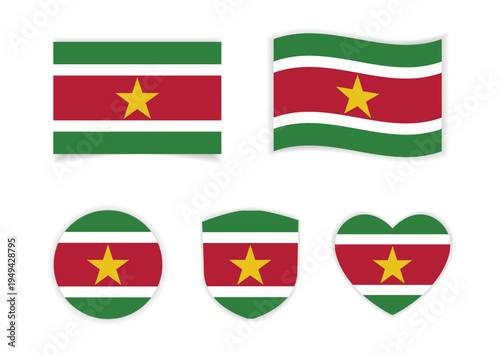 suriname national flag icon set Free Download suriname national flag icon set - GFXLoad