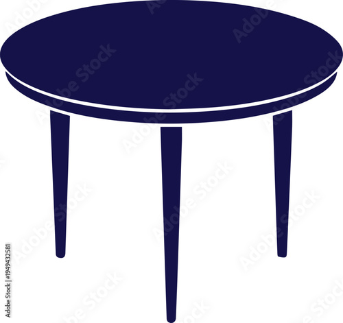 Black silhouette of a table and two chairs furniture.
