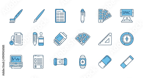 Graphic design and illustration elements