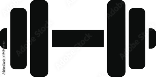 Icon of dumbbell