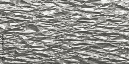 crumpled aluminum foil