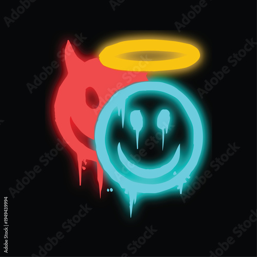 3D render of melting angry tooth character with dental pain and red hot background