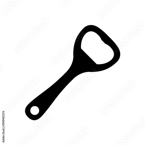 Bottle opener silhouette