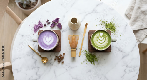 Ube vs matcha