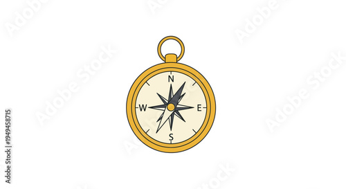 Golden Compass Navigation Tool Instrument.