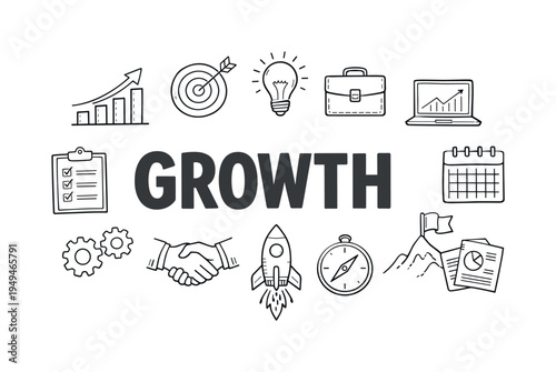 Professional business growth and strategic development concept focused on expanding companies, setting ambitious goals and guiding organizations toward long-term market success